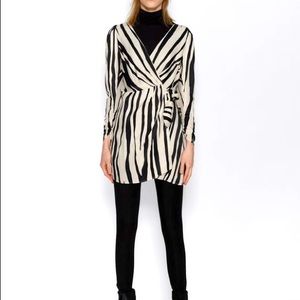 NWT Zara zebra printed playsuit romper size S